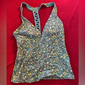 Floral Print Tankini Top